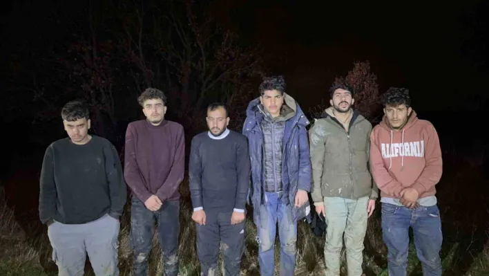 Edirne jandarması 6 kaçak göçmen yakaladı