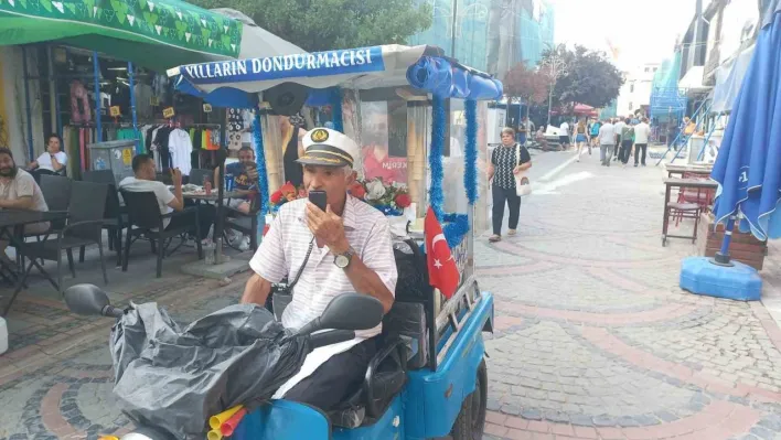 Edirne'nin son seyyar dondurmacısı: 49 Yıldır yollarda