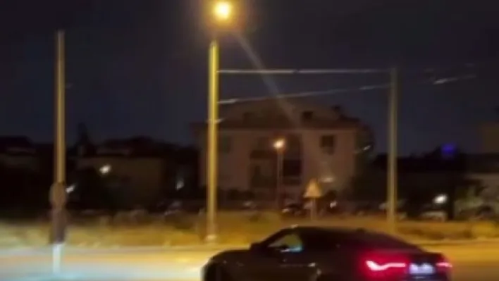 Ehliyetsiz sürücünün drifti pahalıya patladı