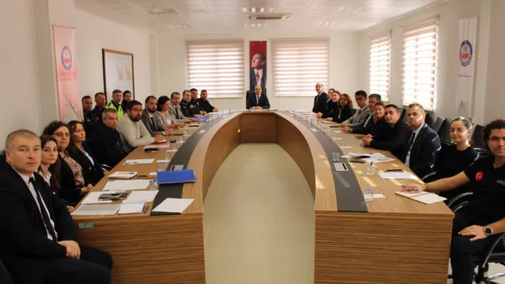 Ergene'de Ulusal Düzey Tatbikat hazırlıkları konuşuldu