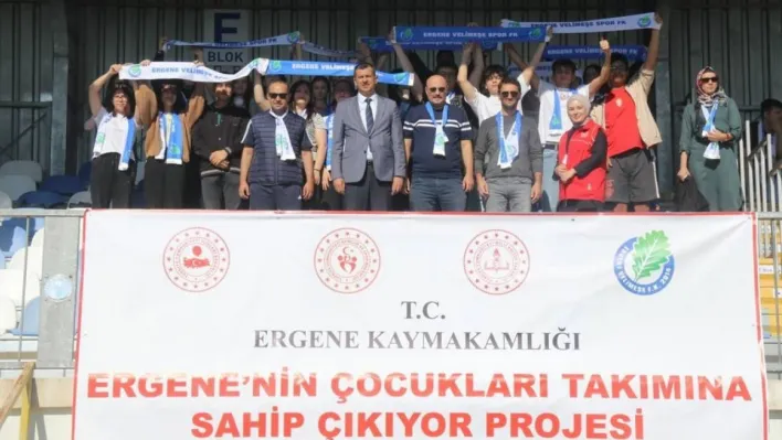 Ergene'nin çocukları takımına sahip çıkıyor projesi başladı