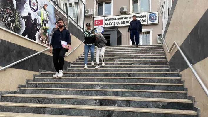 Esenler'de girdiği banka şubesinde para bulamayan hırsızı parmak izi ele verdi