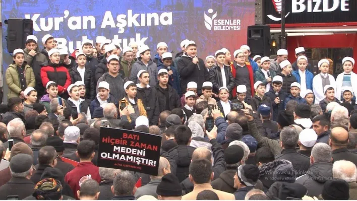 Esenler'de Kur'an-ı Kerim'e saldırıda bulunan Palu ve Wagensvelda protesto edildi