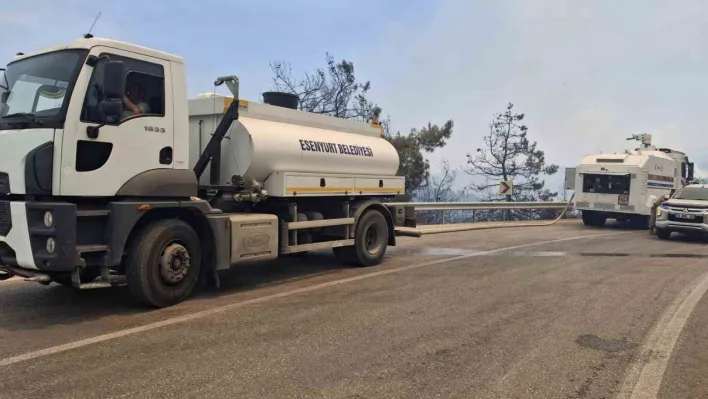 Esenyurt Belediyesi'nden Bursa'daki orman yangını söndürme çalışmalarına destek