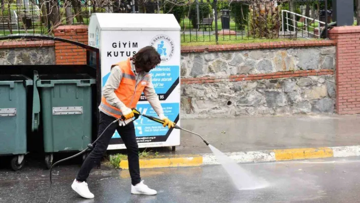 Esenyurt sokaklarında bayram temizliği