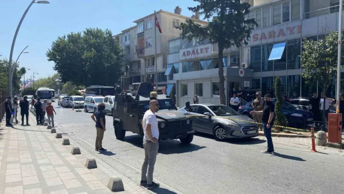 Esenyurt'taki tekel bayi cinayetinin şüphelileri Büyükçekmece Adliyesi'nde