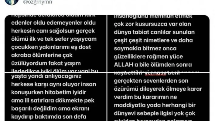 Eşini ve çocuklarını öldürmeden önce sosyal medya hesabından intihar notu paylaşmış