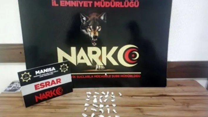 Esrarla yakalanan şahıs tutuklandı