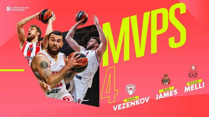 Euroleague'de haftanın MVP'leri belli oldu