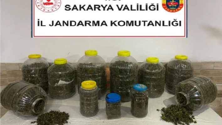 Evinden 12 kilo esrar çıkan şüpheli gözaltına alındı