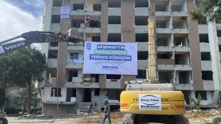 Eyüpsultan'da 7 blok ve 204 bağımsız birim yıkılıyor, yerinde dönüşüm başlıyor