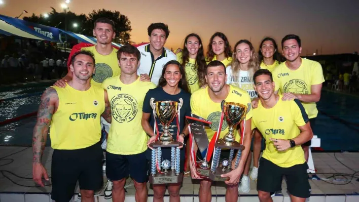 Fenerbahçeli yüzücüler, Türkiye Şampiyonası'nda 5 kupa kazandı
