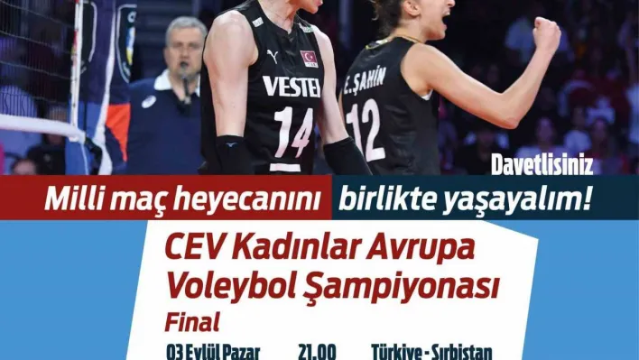 Final maçı için Kalamış'a üç dev ekran kurulacak