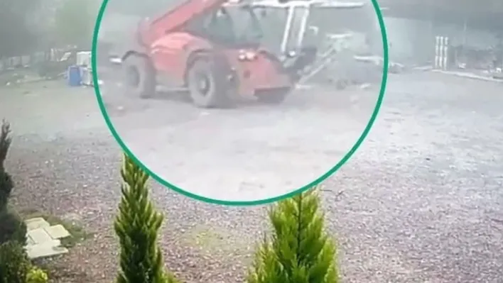 Firmanın eski çalışanı 5 milyonluk iş makinesini çaldı