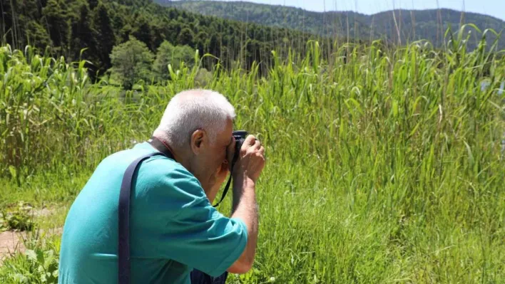 Fotoğraf meraklıları soluğu doğada aldı