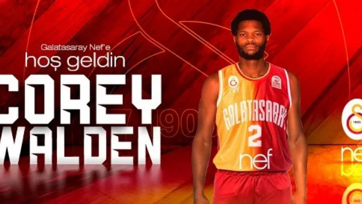 Galatasaray Nef, oyun kurucu Corey Walden'ı 1+1 yıllığına kadrosuna kattı