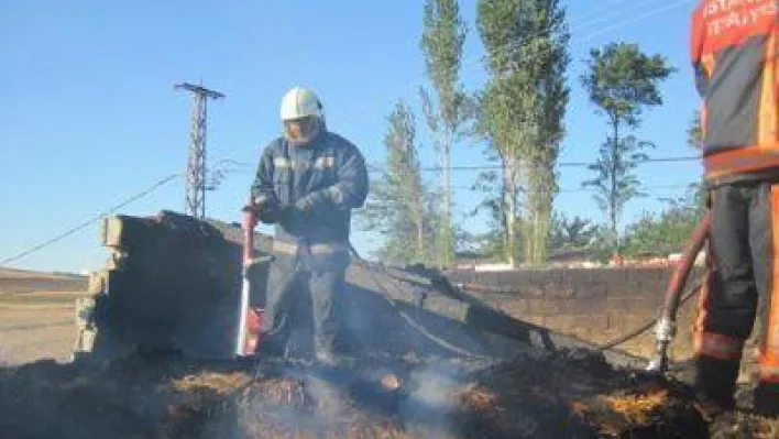 Gazitepe'de çıkan yangın korkuttu