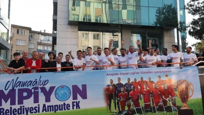 Gebze Belediyesi Ampute Futbol Takımı Süper Lig'e yükseldi