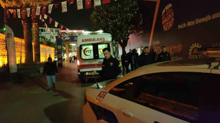 Gebze'de yolun karşısına geçen yayaya otomobil çarptı