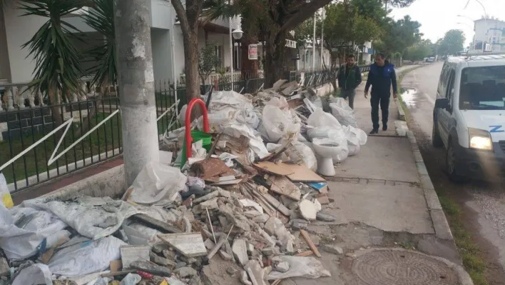 Gemlik'te hafriyat atıklarını evden alma dönemi başladı