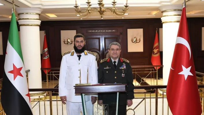 Genelkurmay Başkanı Orgeneral Bayraktaroğlu, Suriye Deniz Kuvvetleri Komutanı Tuğgeneral Alsaud'u kabul etti