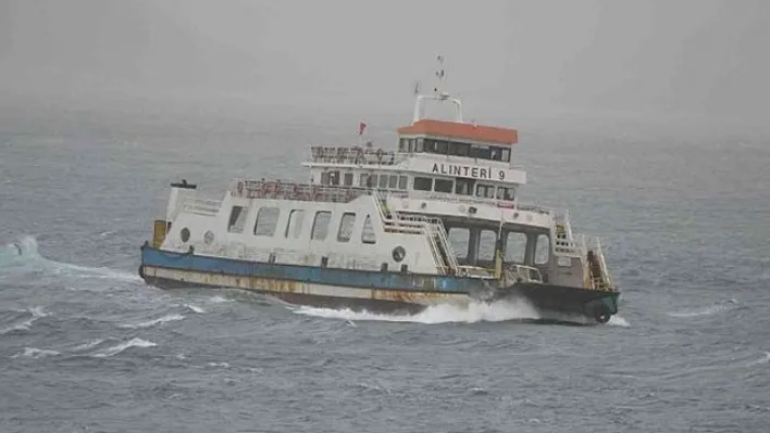 GESTAŞ ve Marmara RoRo'dan olumsuz hava şartları nedeniyle sefer iptalleri