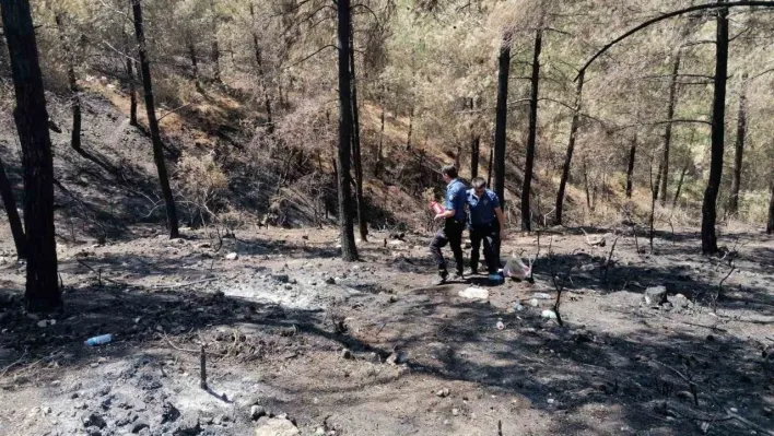 Geyve'de 5 gün sonra aynı nokta yeniden alevlendi: Yangına ilk müdahaleyi polisler yaptı