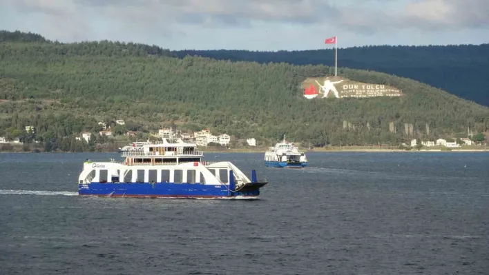 Gökçeada'ya bazı feribot seferleri iptal edildi