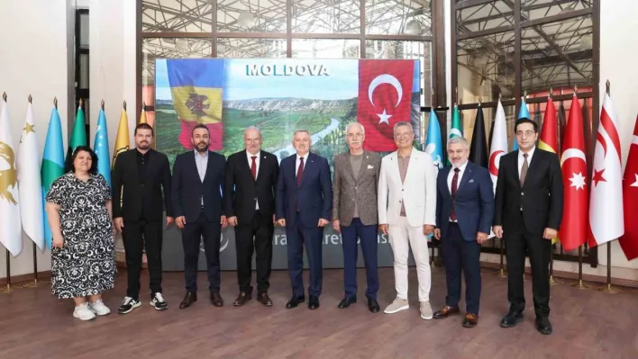 Görev süresinin sonuna yaklaşan Moldova Büyükelçisi Dmitri Croitor'dan ATO Başkanı Baran'a veda ziyareti