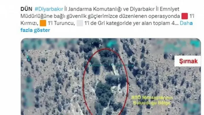 Gri kategorideki bir terörist etkisiz hale getirildi