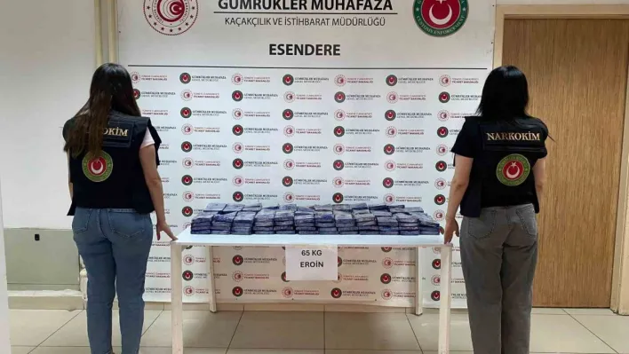 Gümrükler Muhafaza ekipleri 986 milyon lira değerinde uyuşturucu ele geçirdi