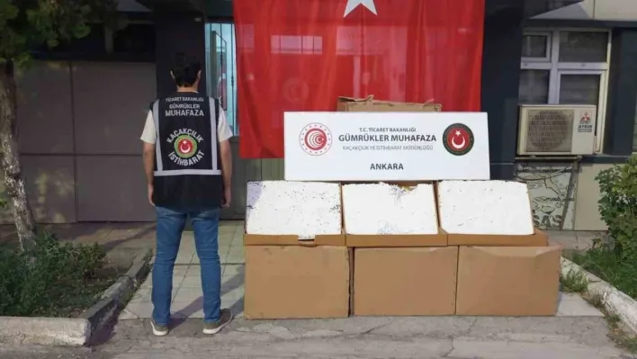 Gümrükler muhafaza ekipleri, değeri 274 milyon TL'yi aşan makaron ve makaron üretim malzemesi ele geçirdi