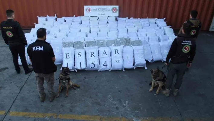 Gümrükler Muhafaza Ekiplerince, toplam 809 milyon lira değerinde uyuşturucu madde ele geçirildi