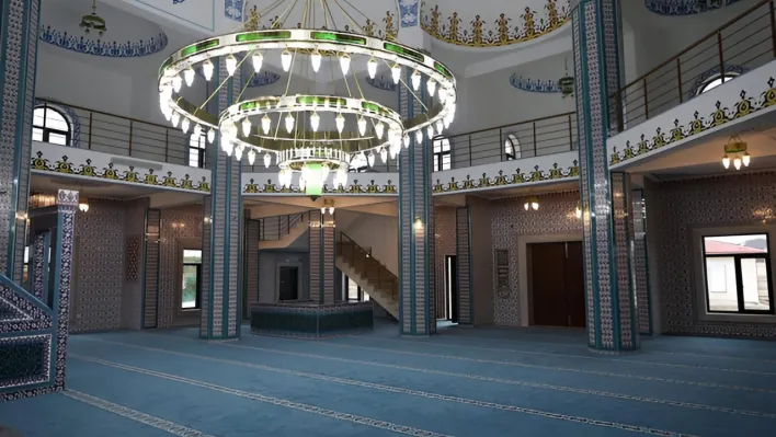 Gümüşyaka Yeni Camii ibadete açıldı