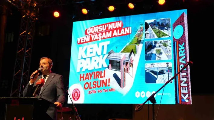 Gürsu'nun yeni kent parkı açıldı