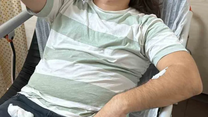 Havalimanında taksicilerin müşteri alma kavgası: 2 yaralı