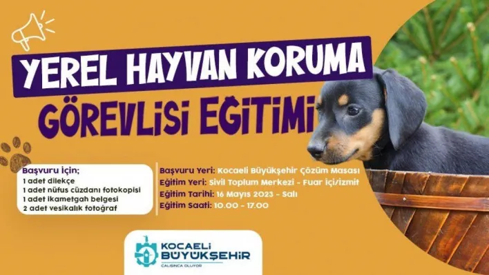 Hayvan koruma görevlisi olmak isteyenlere eğitim veriliyor