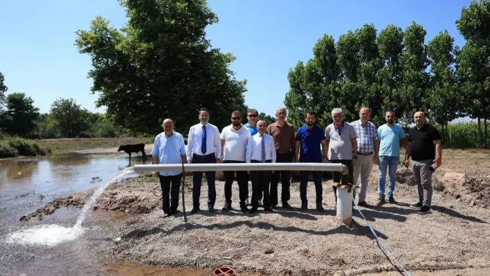 Hendekli muhtarlardan Büyükşehir'e sondaj teşekkürü