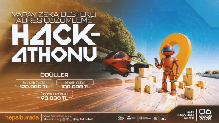 Hepsiburada'nın TEKNOFEST 'Yapay Zeka Destekli Adres Çözümleme Hackathonu' için başvurular başladı