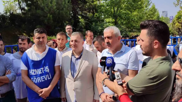 Hizmet-İş Sendikası Genel Başkan Vekili Özdemir: 'Bizim eylemlerimizde de, yürüyüşlerimizde de kavga göremezsiniz'