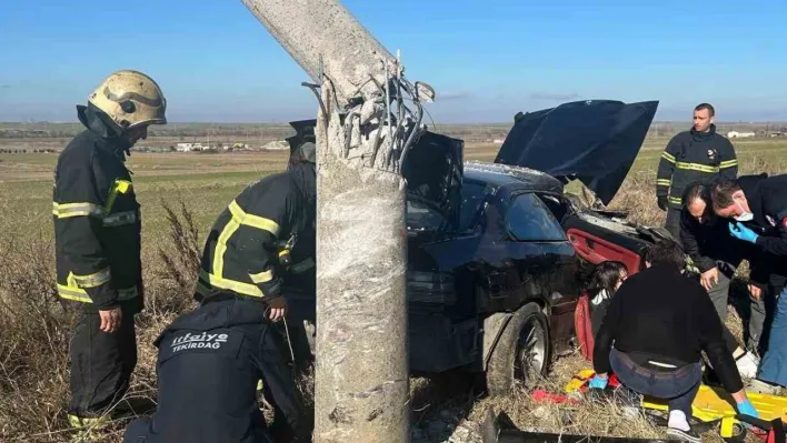 Hurdaya dönen bu araçtan sağ çıktılar