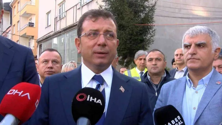 İBB Başkanı İmamoğlu: 'Binanın sağlam kalan tek dairesinde doğalgaz aboneliği var'