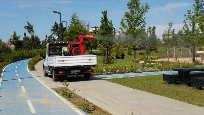 İBB'den Silivri Millet Bahçesi'nde Çevre Sağlığı İçin İlaçlama Çalışması