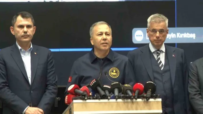 İçişleri Bakanı Ali Yerlikaya: '127 artçı deprem meydana geldi'