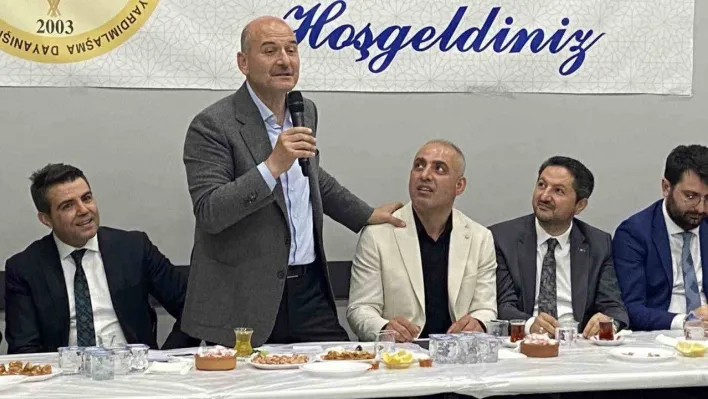 İçişleri Bakanı Soylu: 'Bu ülkede Tayyip Erdoğan sadece altyapı yatırımı yapmadı, Tayyip Erdoğan doğu ile batıyı barıştırdı'