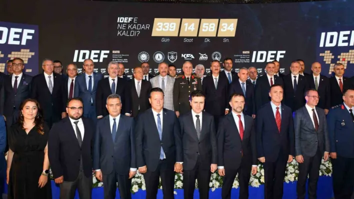 IDEF 2025 Tanıtım Programı İstanbul Fuar Merkezi'nde düzenlendi