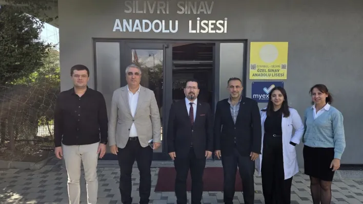 İlçe Milli Eğitim Müdürü Damat'tan Sınav Anadolu Lisesi'ne Ziyaret