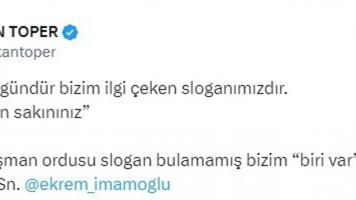 İmamoğlu'nun seçim şarkısındaki slogan çalıntı çıktı