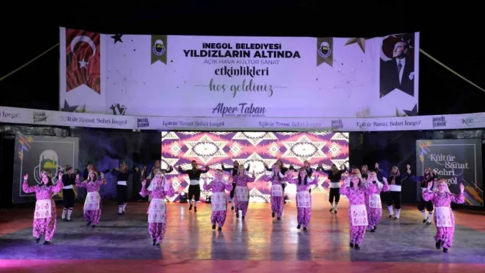 İnegöl Belediyesi Halk Dansları Topluluğundan muhteşem gece