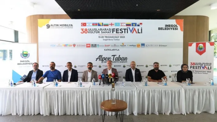 İnegöl'de 38. Uluslararası Kültür Sanat Festivaline geri sayım